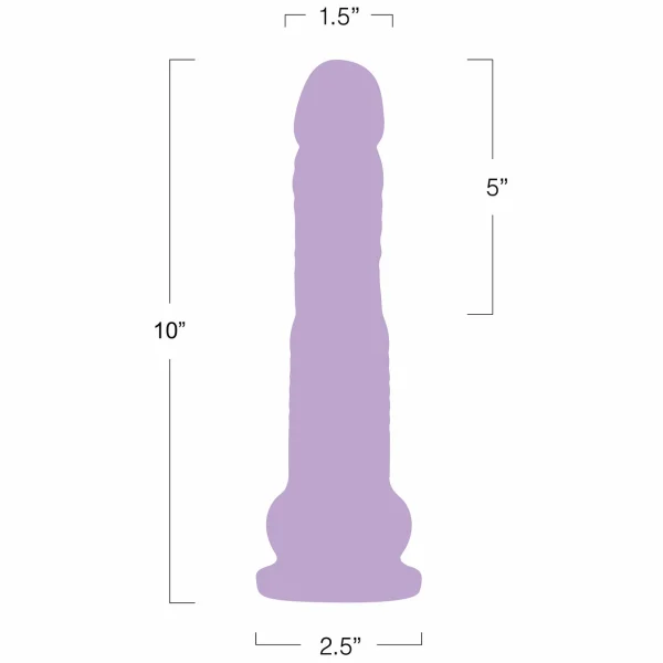 The Velvet Thruster Mini Teddy TX Ultra Powerful Thrusting Silicone Dildo - Mint