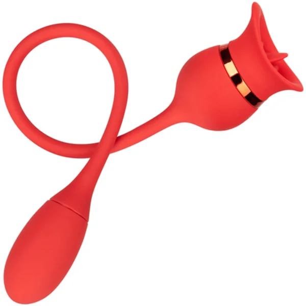 French Kiss™ Casanova Clit Stimulator - (2 in 1 Tongue & Bullet Vibrator!)