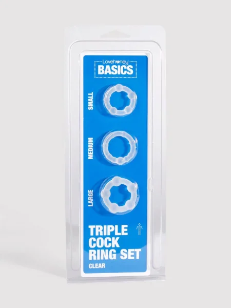 BASICS Triple Cock Ring Set (3 Count)