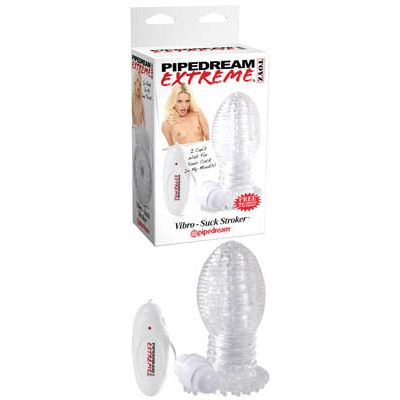 Vibrating Clear Mouth Stroker