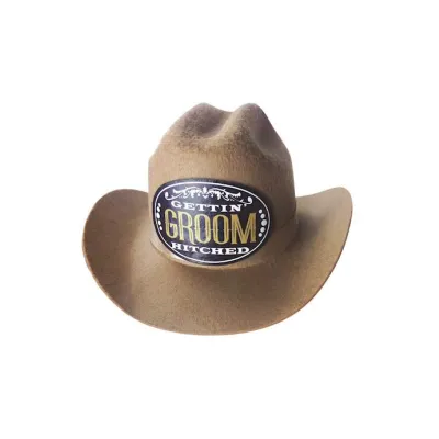 Groom Cowboy Hat Camel