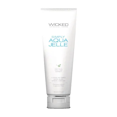 Simply Aqua Jelle Fragrance Free Lube 4oz 120ml