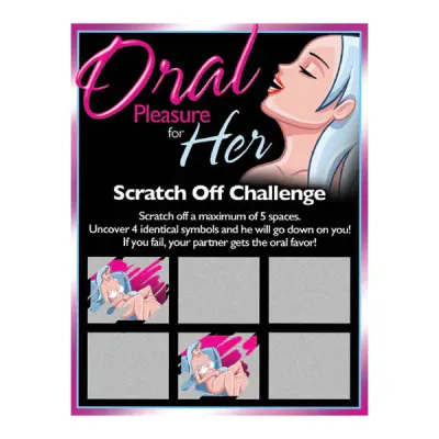 Ozzie Creations Cunnilingus Challenge Sexy Scratcher