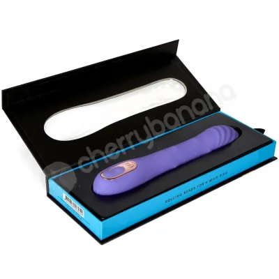 Nu Sensuelle Roller Motion Purple Roxii Wand With Flexible Tip