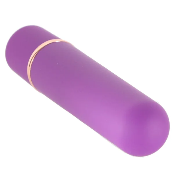 Nubii Tulla 10 Pattern Rechargeable Silicone Waterproof Bullet Vibrator By Nu Sensuelle - Purple
