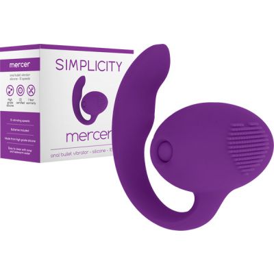 MERCER Anal Bullet Vibrator Purple