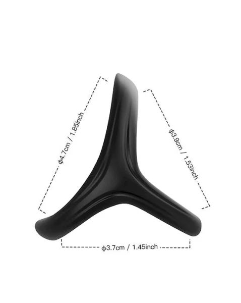Tri Silicone Cock Ring