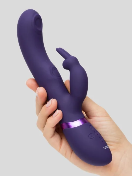 Vive MAY Rechargeable Pulsing Silicone Rabbit Vibrator