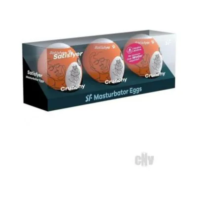 Satisfyer Masturbator Egg 3er Crunchy