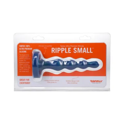 Anal Beads Tantus Ripple Small 8 In Anal Beads Dildo Firm Malachite