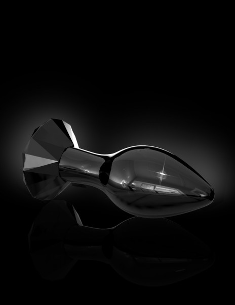 2.9" Diamond Glass Butt Plug