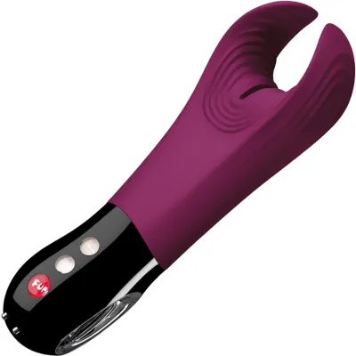 Fun Factory JEWELS MANTA Vibrating Penis Stroker Couples Penis Toy Garnet