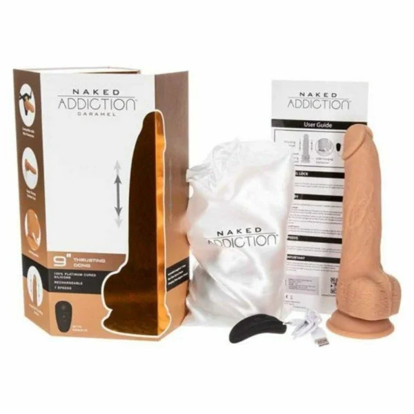 Naked Addiction Thrusting Dildo