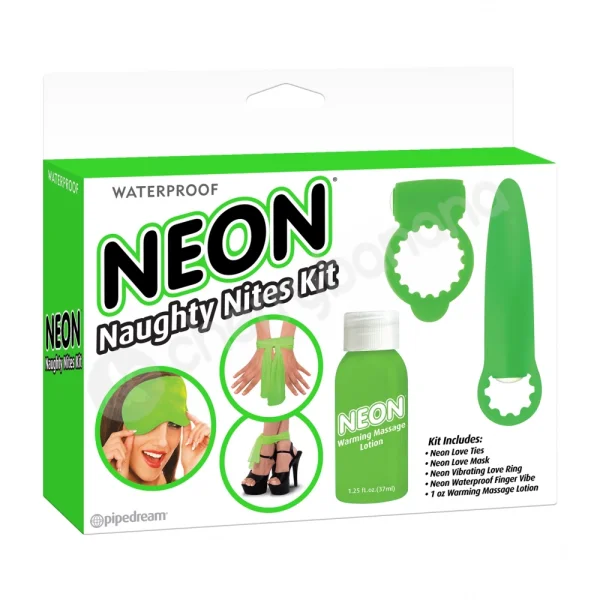 Neon Luv Touch Neon Naughty Nites Kit Green