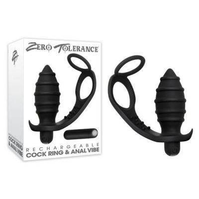 Vibrating Cock Ring Butt Plug