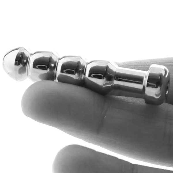 Ouch Urethral Sounding Stainless Steel Ridged Plug