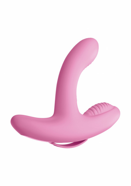 Threesome Rock N' Grind - Pink - Best G Spot Vibrator