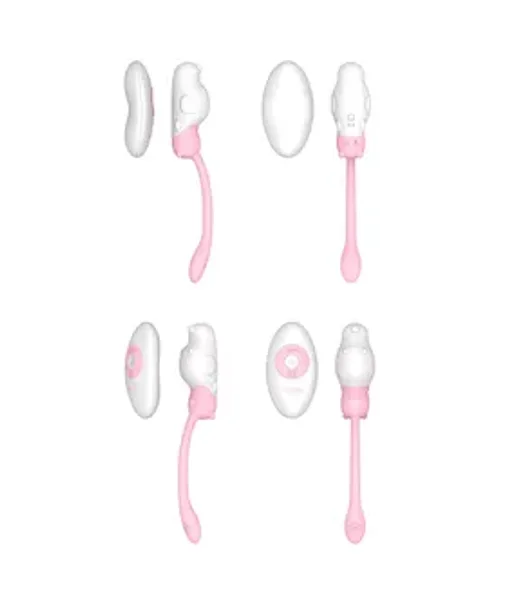 Poptoy Puppy Remote Control Vibrator - White / Pink — image 6 of 6