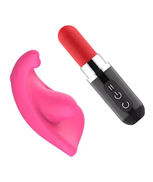Abby Lipstick Remote Control Wearable Vibrator - Pink — image 6 of 10