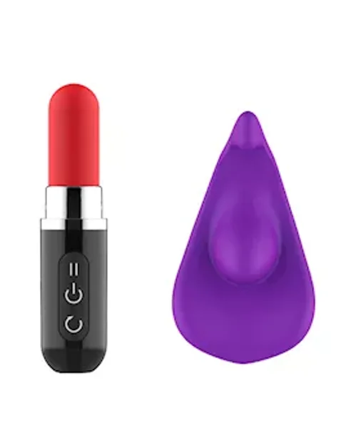 Abby Lipstick Remote Control Wearable Vibrator - Purple — image 10 of 10