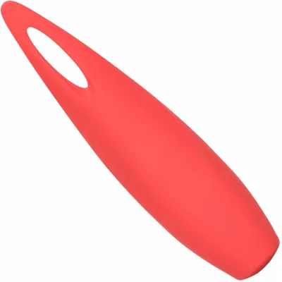 Red Hot Spark Silicone Rechargeable Vibrator by CalExotics