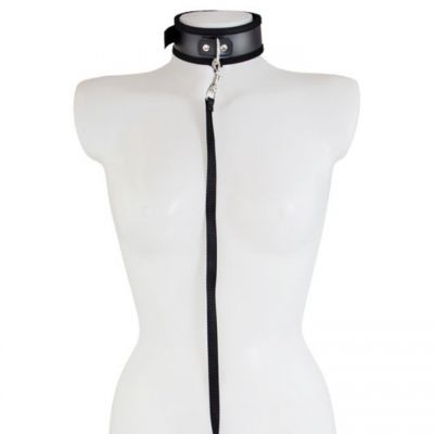 Bondara Black Collar and Leash