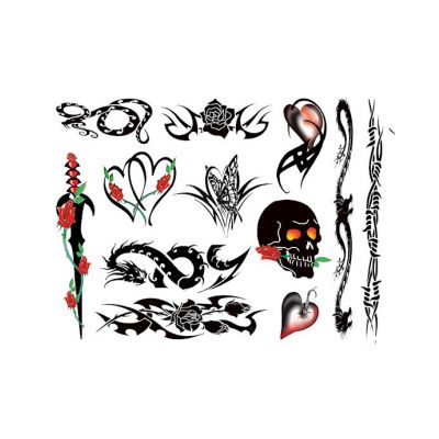 Tattoo Set Rocker Chick