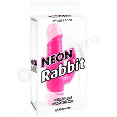 Neon Luv Touch Pink Rabbit Vibrator