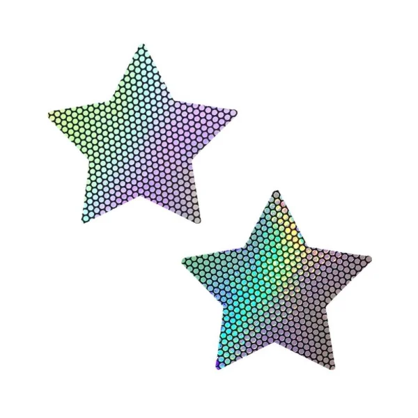 Neva Nude Pasty Star Silver Holographic — image 7 of 9