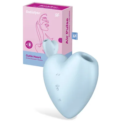 Satisfyer Cutie Heart Clitoral Stimulator with Air Pulse Vibration