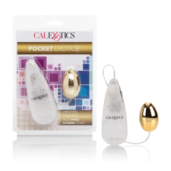 Pocket Exotics Vibrating  Egg - Gold — image 4 of 17