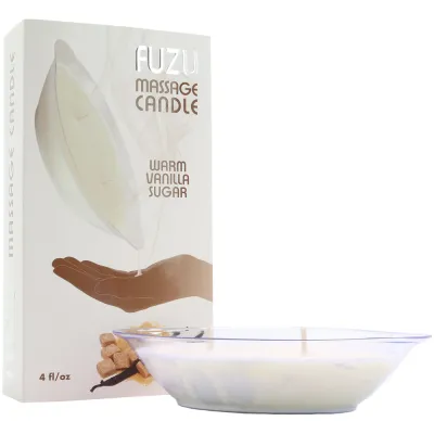 Fuzu Warm Vanilla Sugar Massage Candle