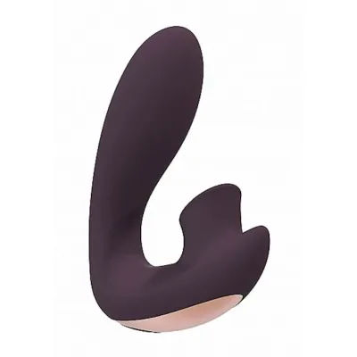 Irresistable Deisrable Suction Vibrator Purple 5 Inch