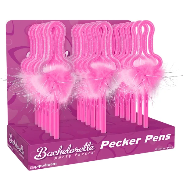 Pipe Dreams Bachelorette Party Favors Pecker Pens 18 Piece Display