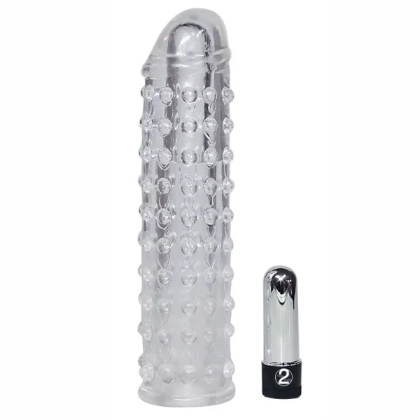 Clear Vibrating Penis Sleeve — image 4 of 5
