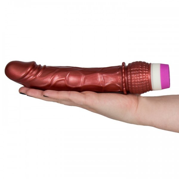 Lustrous Vibrating Dildo – 9 Inch — image 4 of 4