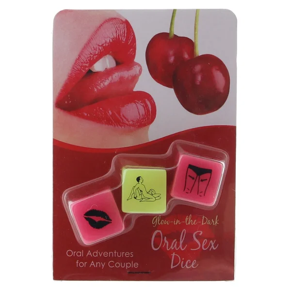 Glow-in-the-dark Oral Sex Dice