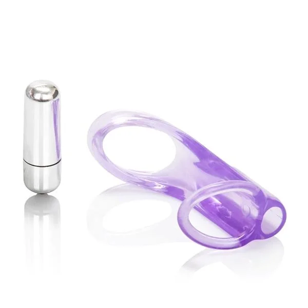 Intimate Pleasure Ring Vibrating Purple Enhancer — image 4 of 8