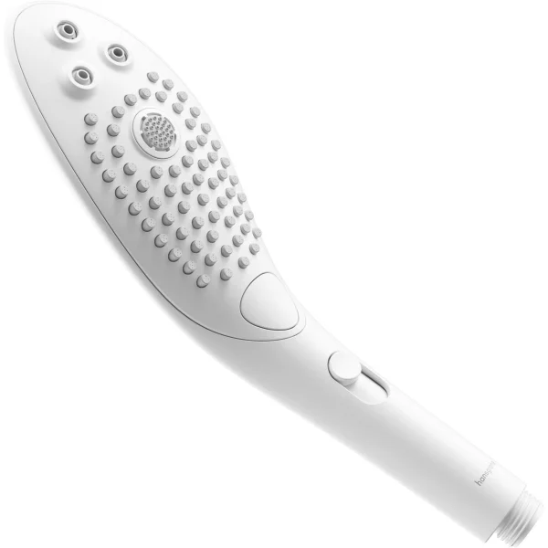 Womanizer Wave Shower Head & Water Massage Clitoral Stimulator - White