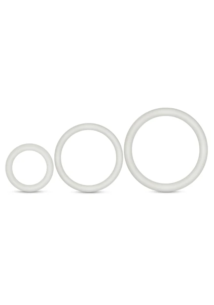Performance - Vs4 Pure Premium Silicone Cockring Set - White