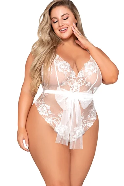 Daffodil Dreams Lace Teddy By Dreamgirl