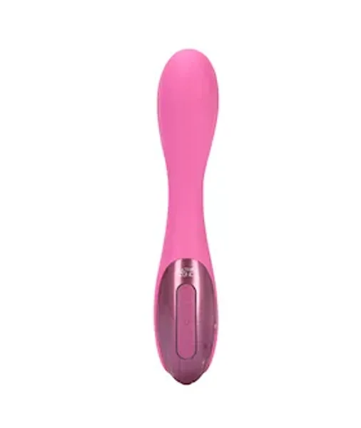 Ultrazone Infinite 6x Silicone Vibe - Pink - 7 Inch