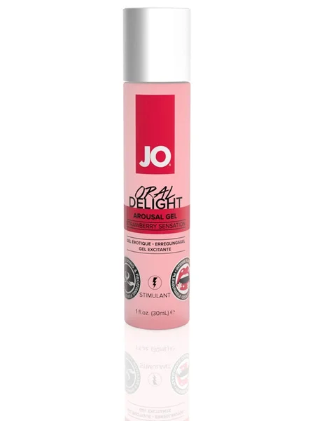 JO Oral Delight Strawberry Arousal Gel 1oz — image 3 of 4