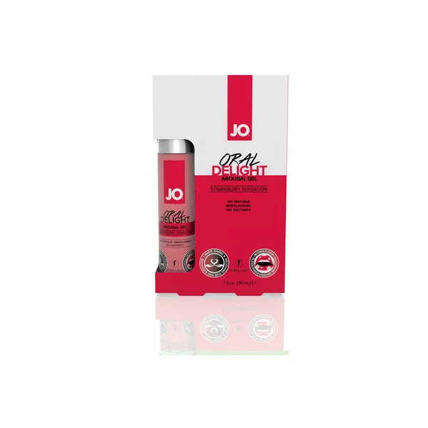 JO Oral Delight Strawberry Arousal Gel 1oz — image 2 of 4