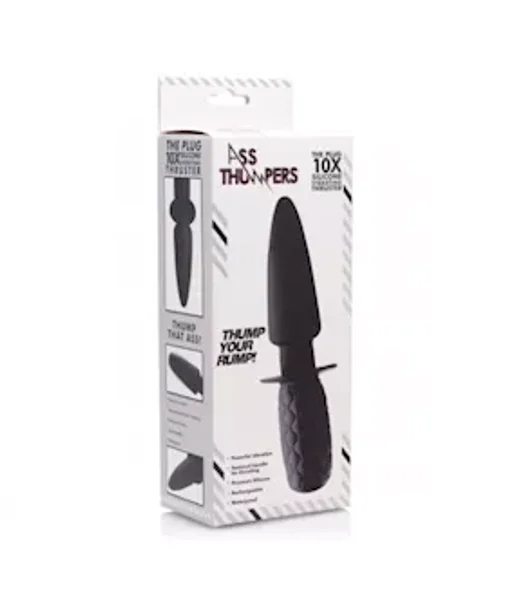 Ass Thumpers The Plug 10x Silicone Vibrating Thruster - 7.25 Inch - 7.2 Inch — image 6 of 8