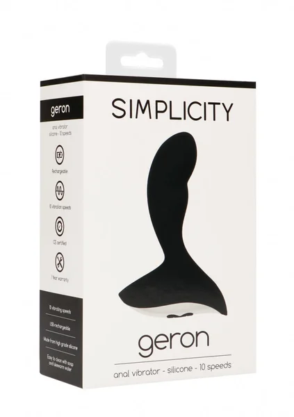 Geron Anal Vibrator - Black — image 7 of 8