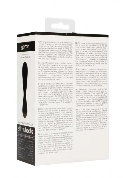 Geron Anal Vibrator - Black — image 8 of 8
