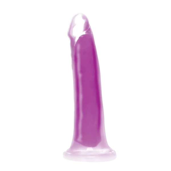 Realistic Dildos: Lollicock Glow-in-the-dark 7 In. Silicone Dildo Purple