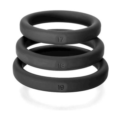 Xact fit Silicone Rings Number17 Number18 Number19 Black