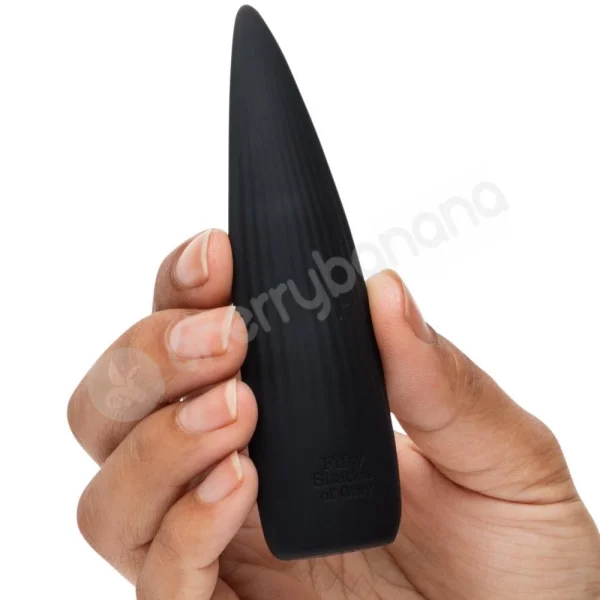 Fifty Shades Of Grey Sensation Rechargeable Black Flickering Tongue Vibrator